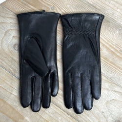 Grace dame skindhandske - Blød skind med lun fleecefoer - Freja skind