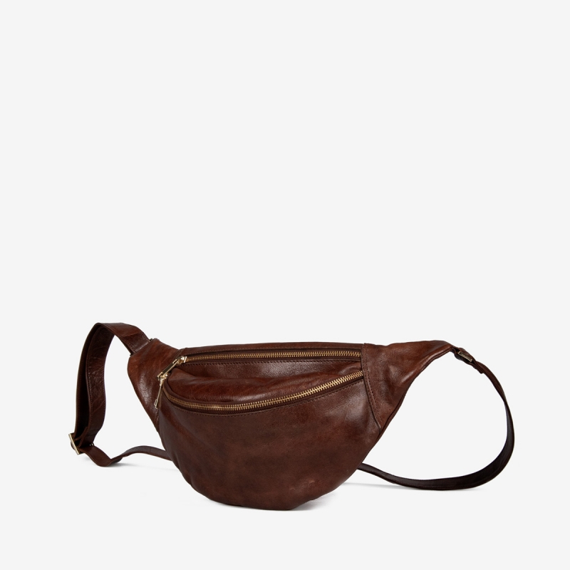 Aya flow bumbag - Brun skind - Treats - 282381