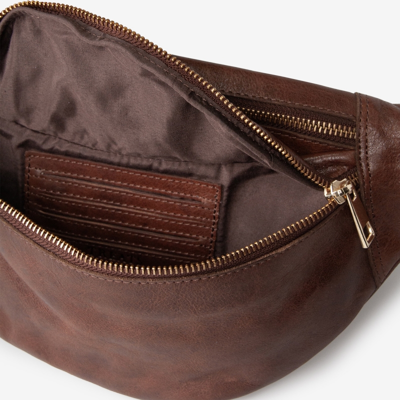 Aya flow bumbag - Brun skind - Treats - 282381