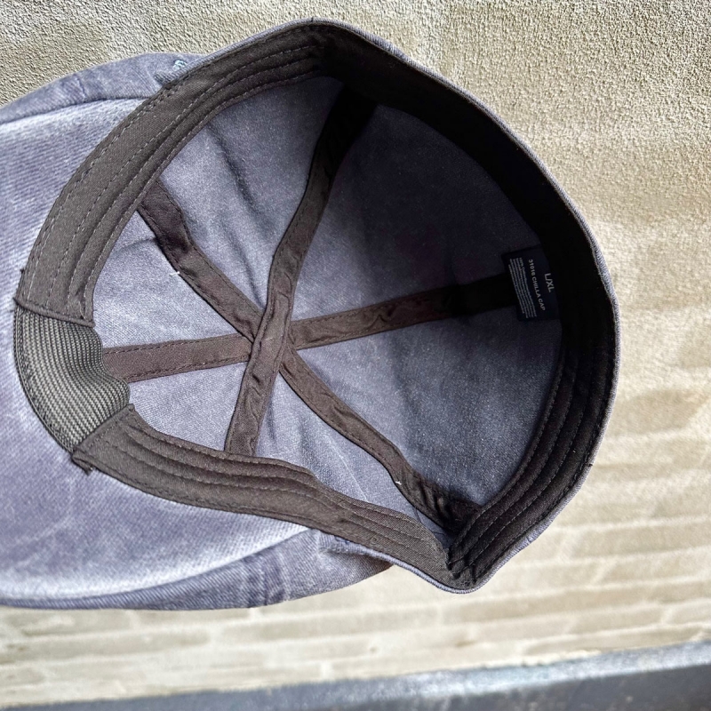 Blå Chilla flat cap fra Scippis - 31016 - Freja skind