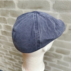 Blå Chilla flat cap fra Scippis - 31016 - Freja skind