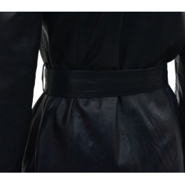 Trenchcoat i lammeskind | Freja Skind modell Kylie str. L