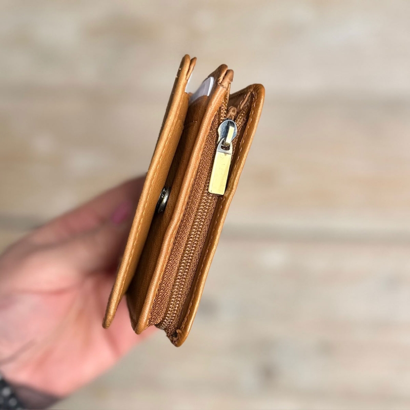 Oline damepung fra Treats - 182000 - Cognac skind - Freja skind