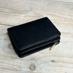 Oline damepung fra Treats - 182000 - sort skind - Freja skind