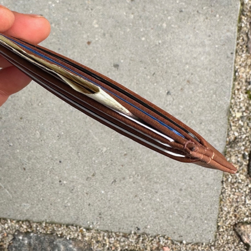 Uma kreditkorthållare för 4 kort - Läder - Treats