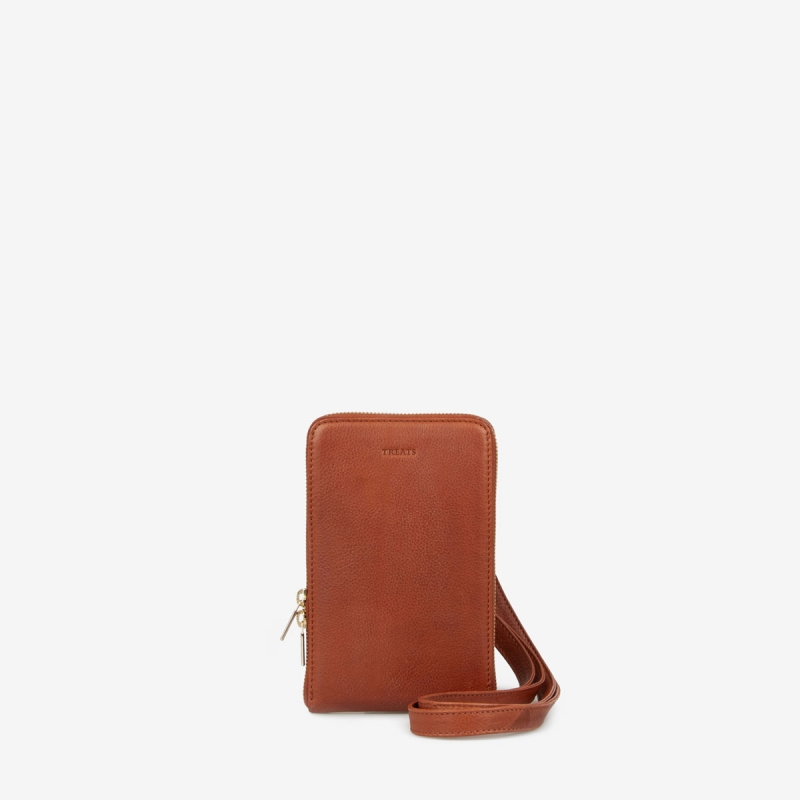 Esly mobilhanger - Treats  220440 cognac skind