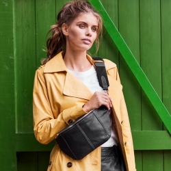 Sort Fie bumbag i blød skind - BTF-CPH - 180013 - Freja skind