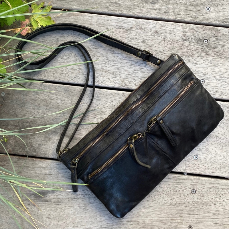 sort Treats cross body taske - Dejlig pris