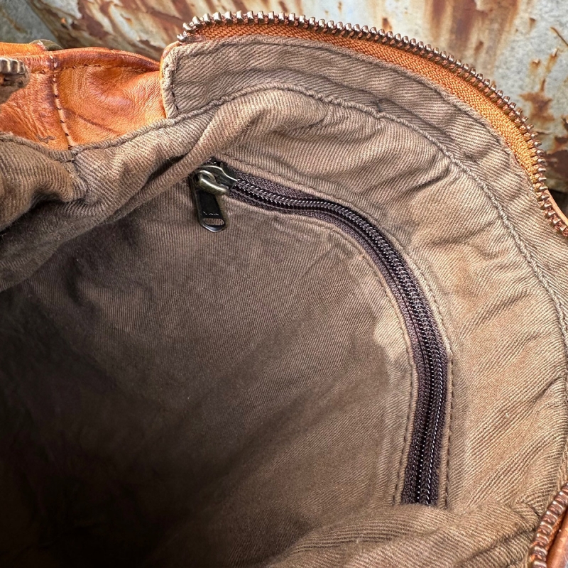 Maryland crossover taske - cognac læder - Montana 272323