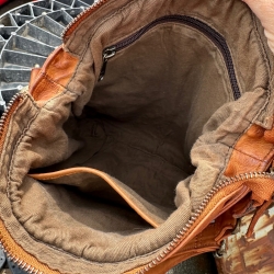 Maryland crossover taske - cognac læder - Montana 272323