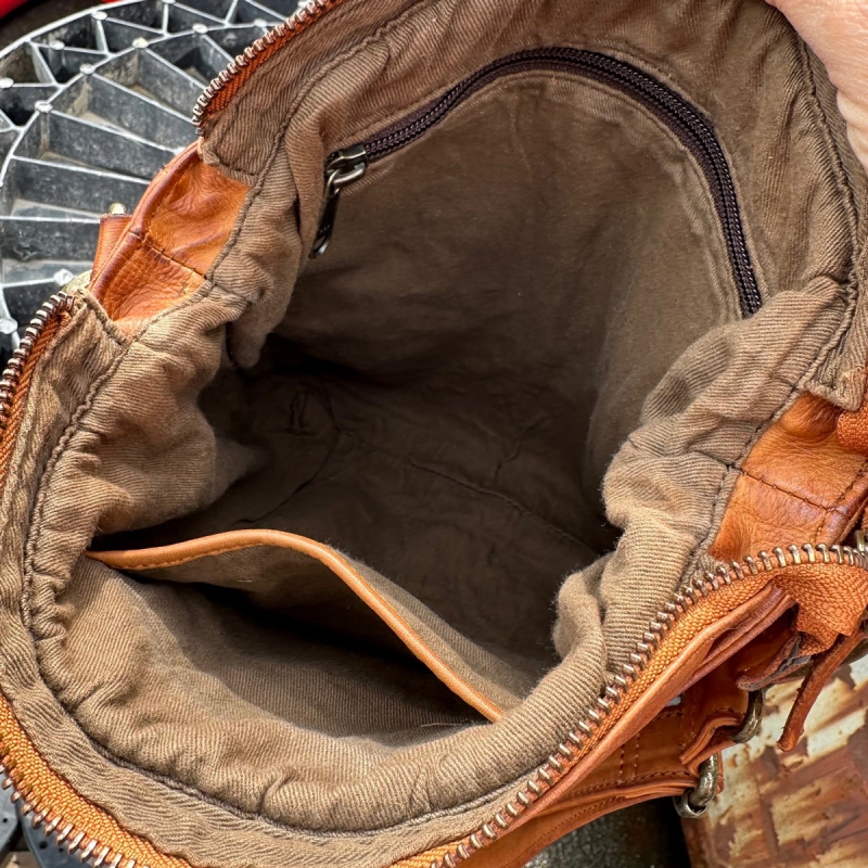 Maryland crossover taske - cognac læder - Montana 272323