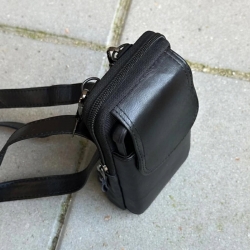 Cali mobilhanger i læder  - rejsetaske - Freja skind