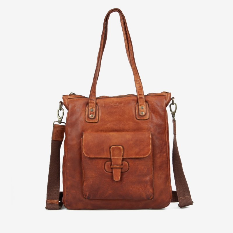 Luka shopper i bøffellæder - Montana 272404 - Freja skind