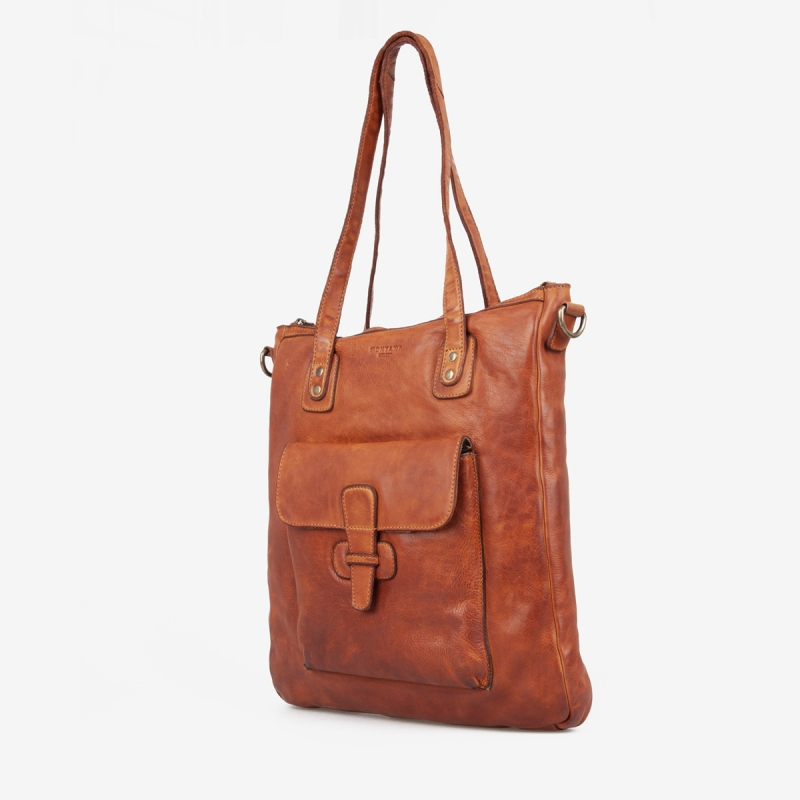 Luka shopper i bøffellæder - Montana 272404 - Freja skind