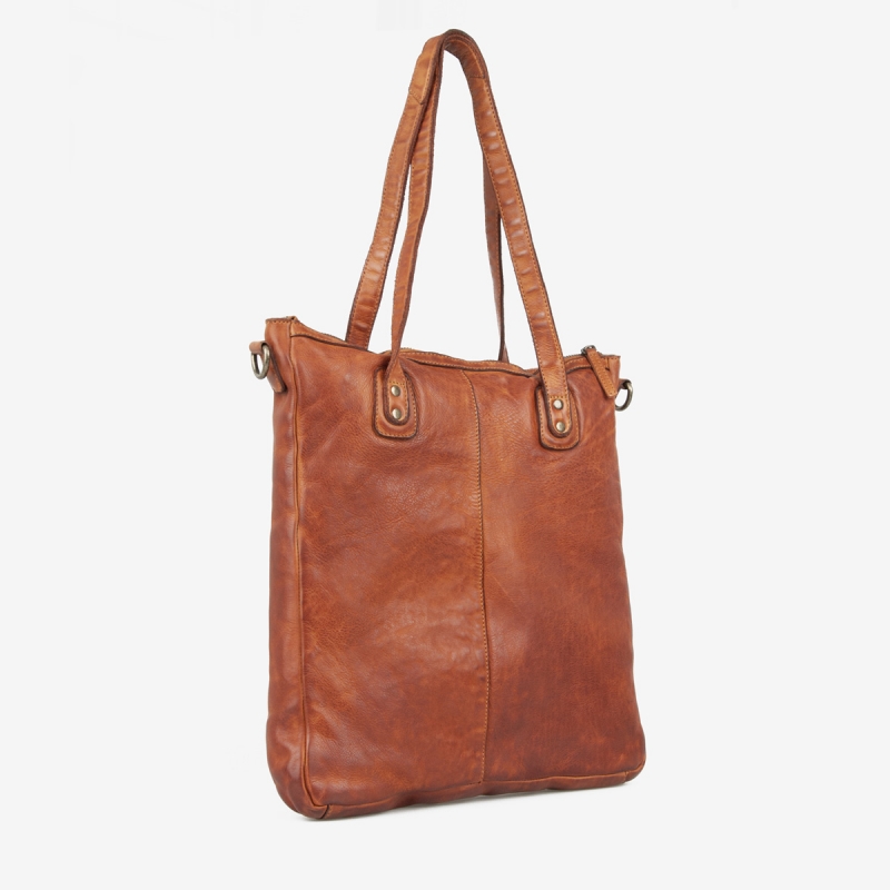 Luka shopper i bøffellæder - Montana 272404 - Freja skind