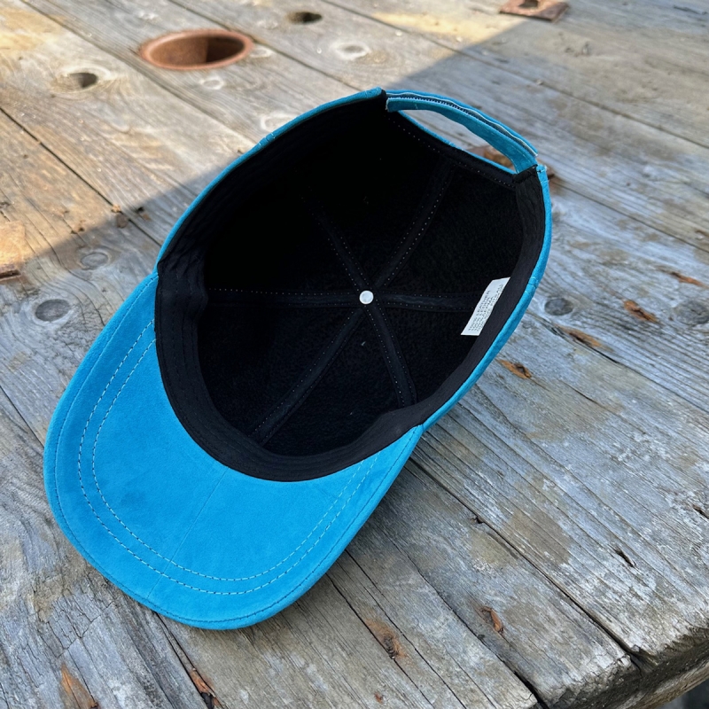 Turkis dame ruskinds cap - Freja skind