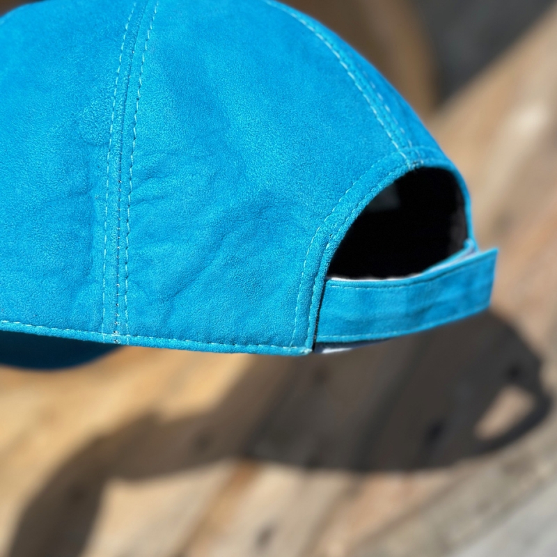 Turkis dame ruskinds cap - Freja skind