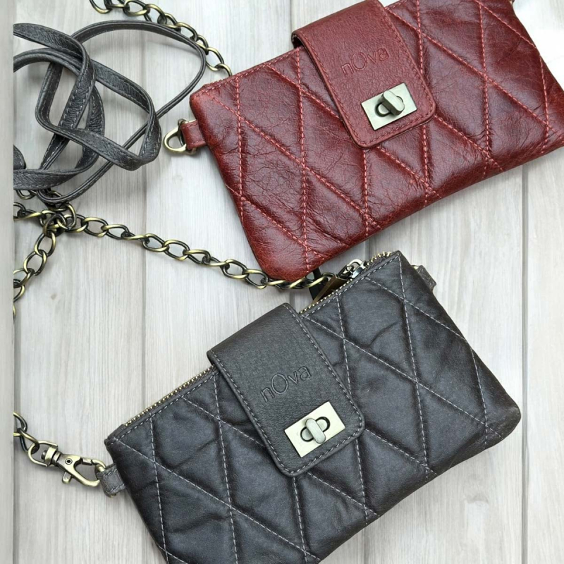 fin skuldertaske fra nova bags -orchid- tilbud