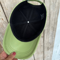 Herrskinnkeps - Mjuk pärongrönt skinn - Freja skinn