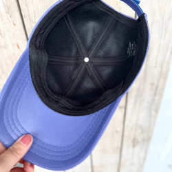 denim blå skindcap - dame - Freja skind