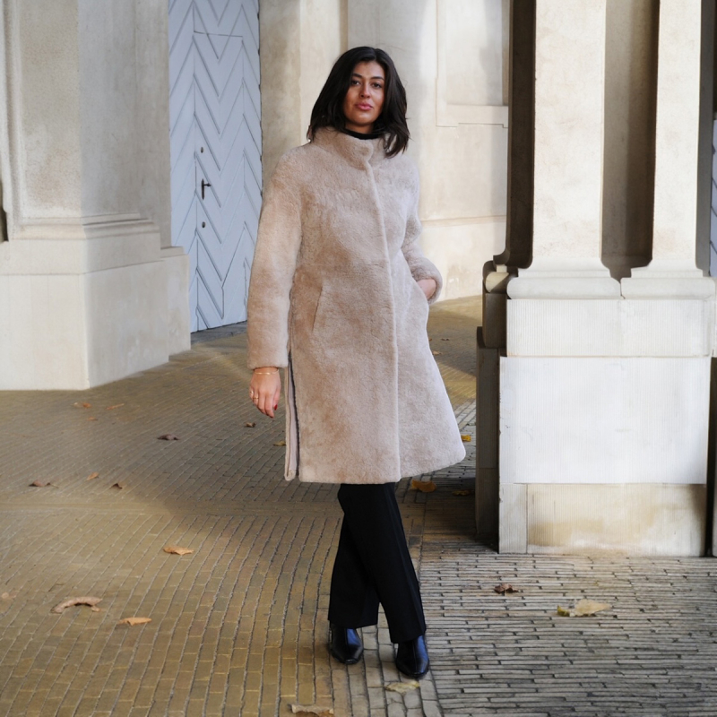 Filuka curly lamb dame jakke - blød og lækker vinterjakke - Levinsky