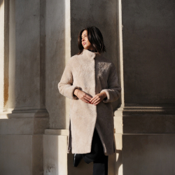 Filuka curly lamb dame jakke - blød og lækker vinterjakke - Levinsky