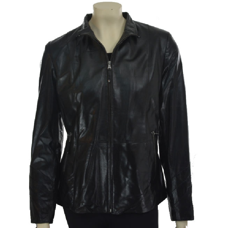 Eileen lammeskindsjakke fra Freja skind.