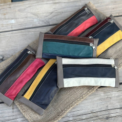 Anna skindpung i multicolor skind  - Best of the rest kollektionen - Freja skind