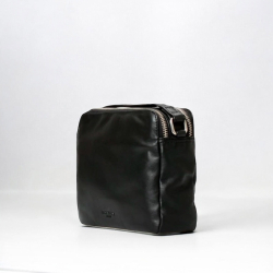 Sort Abild skindtaske - Montana - Freja skind