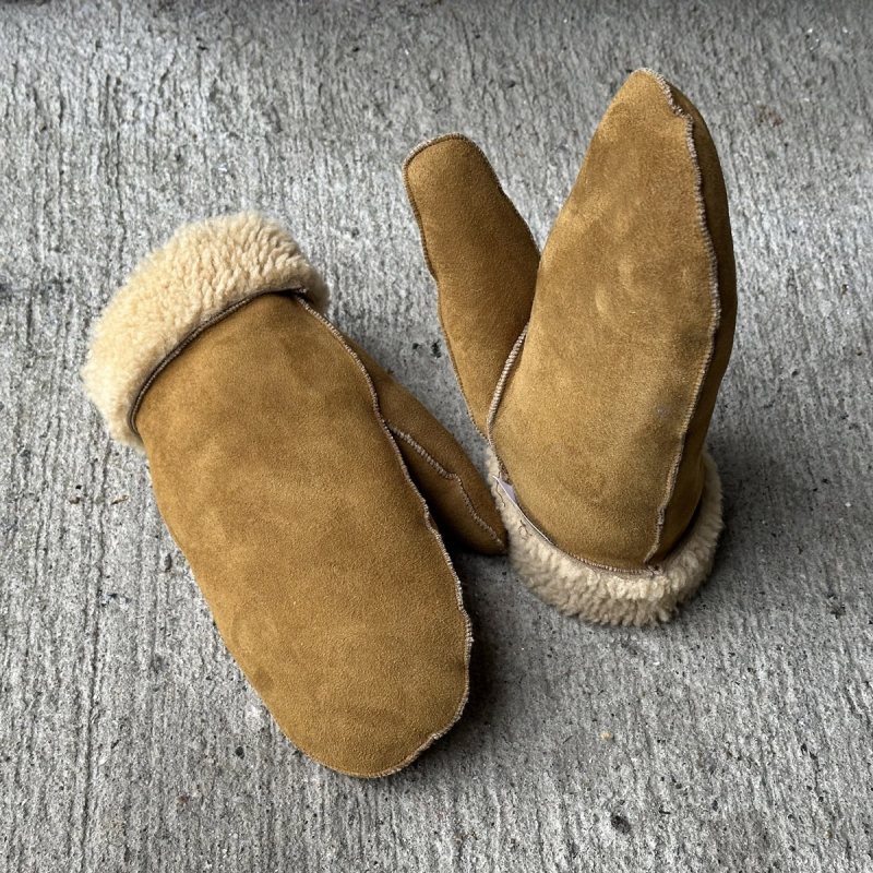 Cognac Ulla rulamsluffe - Freja skind