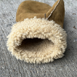 Cognac Ulla rulamsluffe - Freja skind