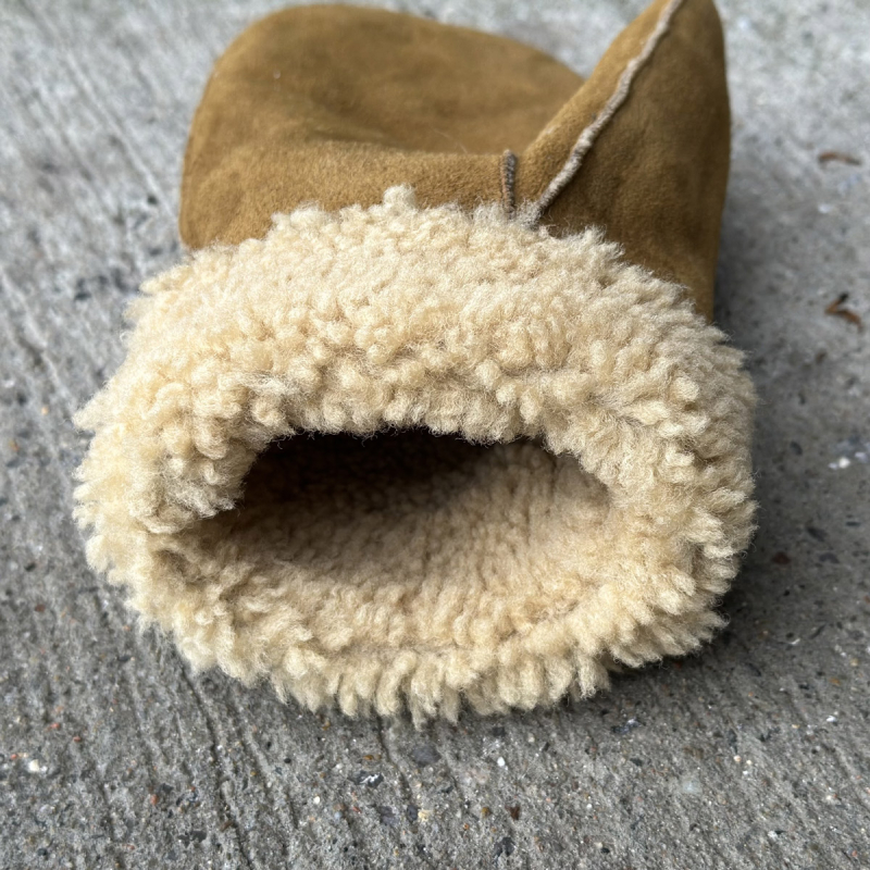 Cognac Ulla rulamsluffe - Freja skind