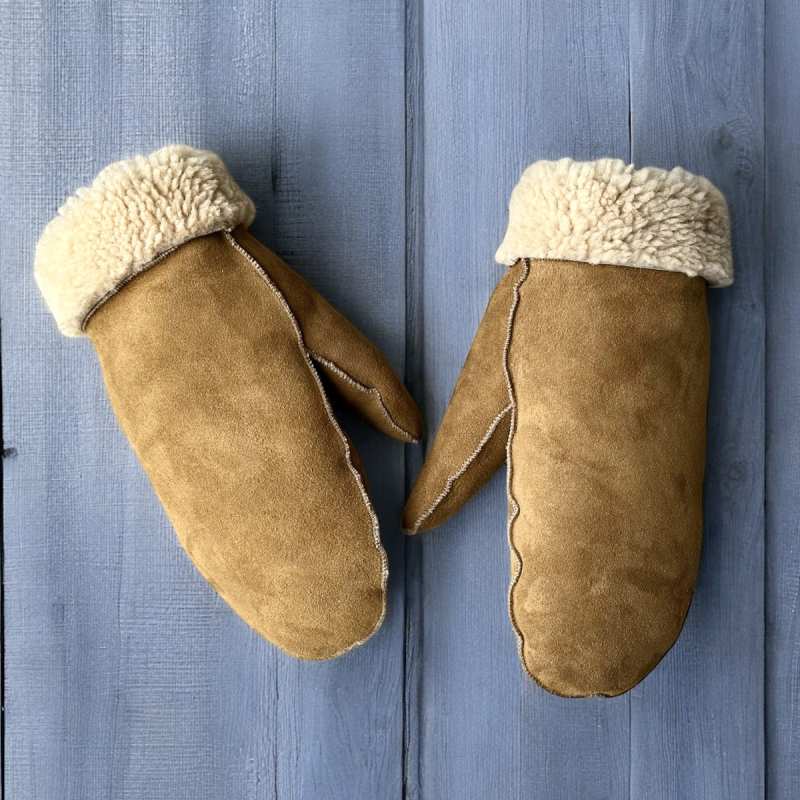 Cognac Ulla rulamsluffe - Freja skind