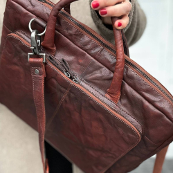 Computertaske - Montana - 270351 - Freja skind