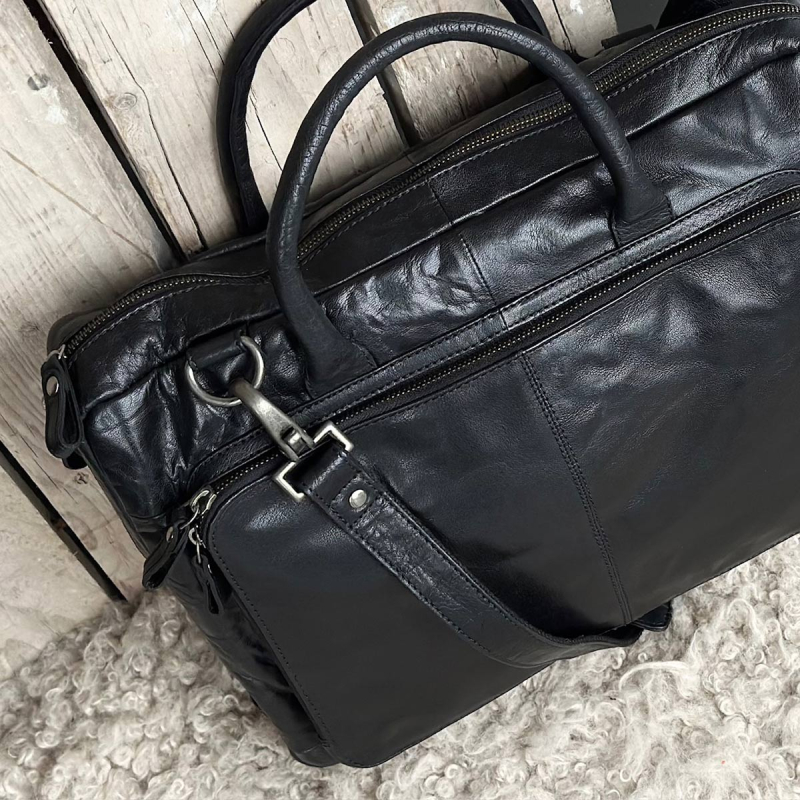 Computertaske - Montana - 270351 - Freja skind