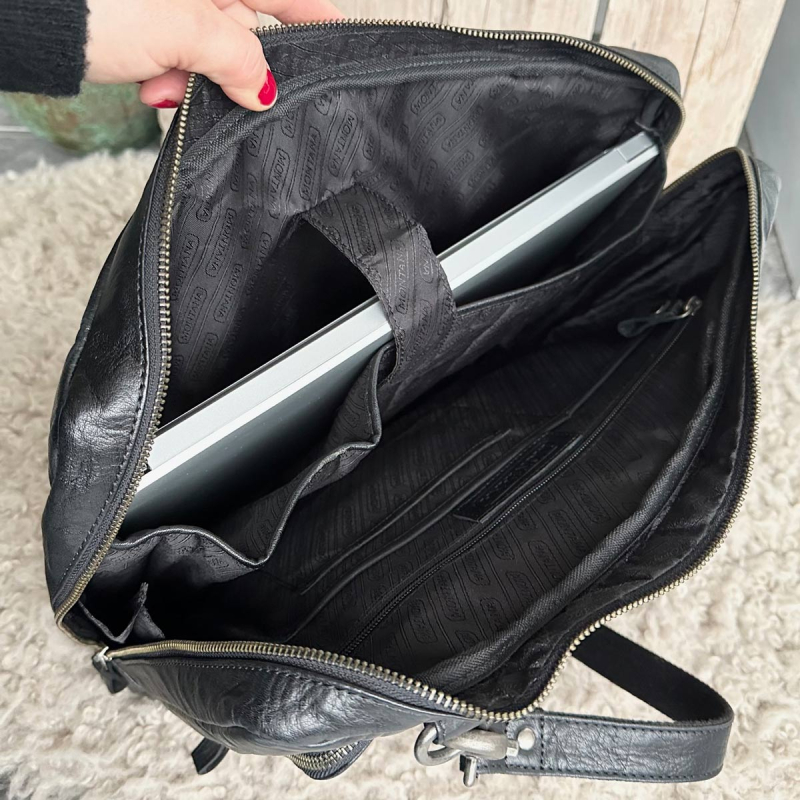 Computertaske - Montana - 270351 - Freja skind