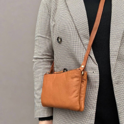 Ellinor crossbody taske - Cognac - 280920 - Treats