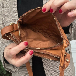 Ellinor crossbody taske - Cognac - 280920 - Treats