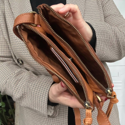 Ellinor crossbody taske - Cognac - 280920 - Treats