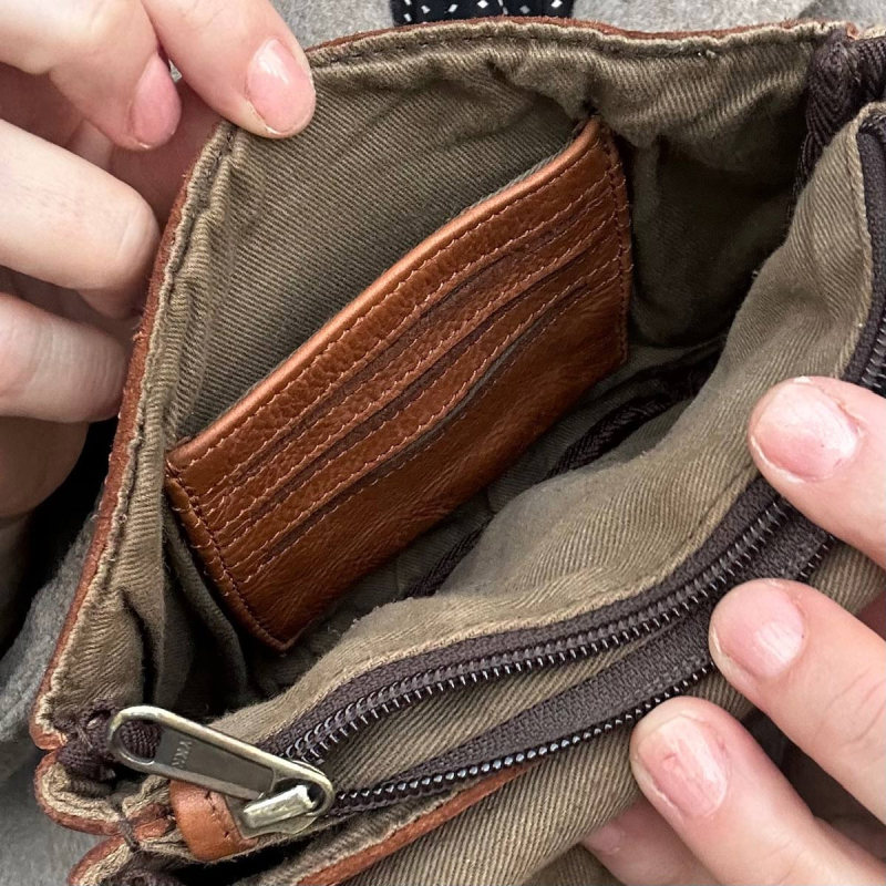 cognac Emory skuldertaske - Montana - 272400