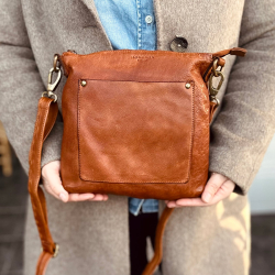 Fontana crossbody - cognac læder - Montana - 272301
