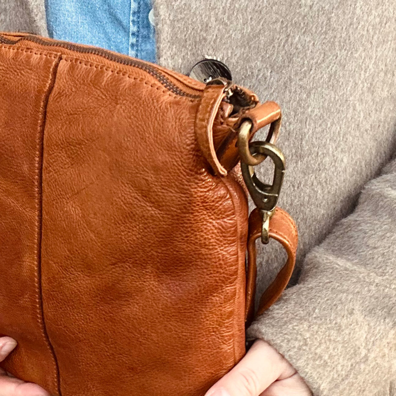 Fontana crossbody - cognac læder - Montana - 272301