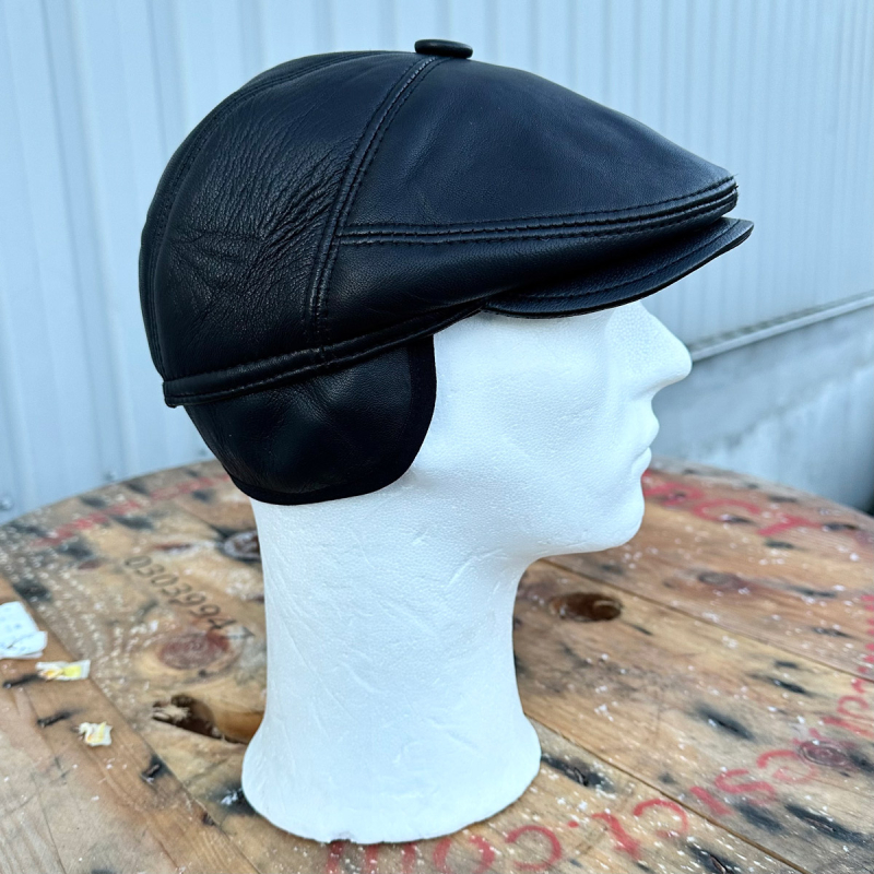 Sixpence m. ørevarmer - Blød lammeskind Tilbud