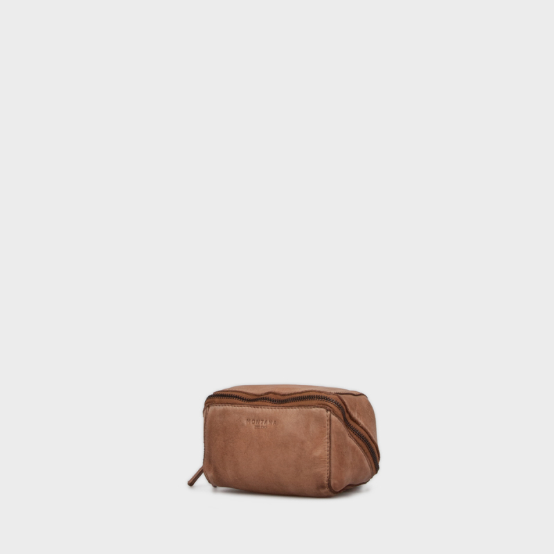 Walnut farvet Willow kosmetiktaske - Montana - 272419