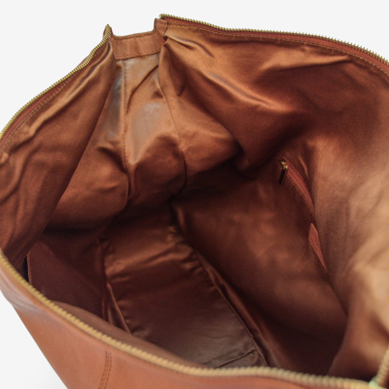 Cognac Donna skuldertaske - blød skind - Treats  - 282474