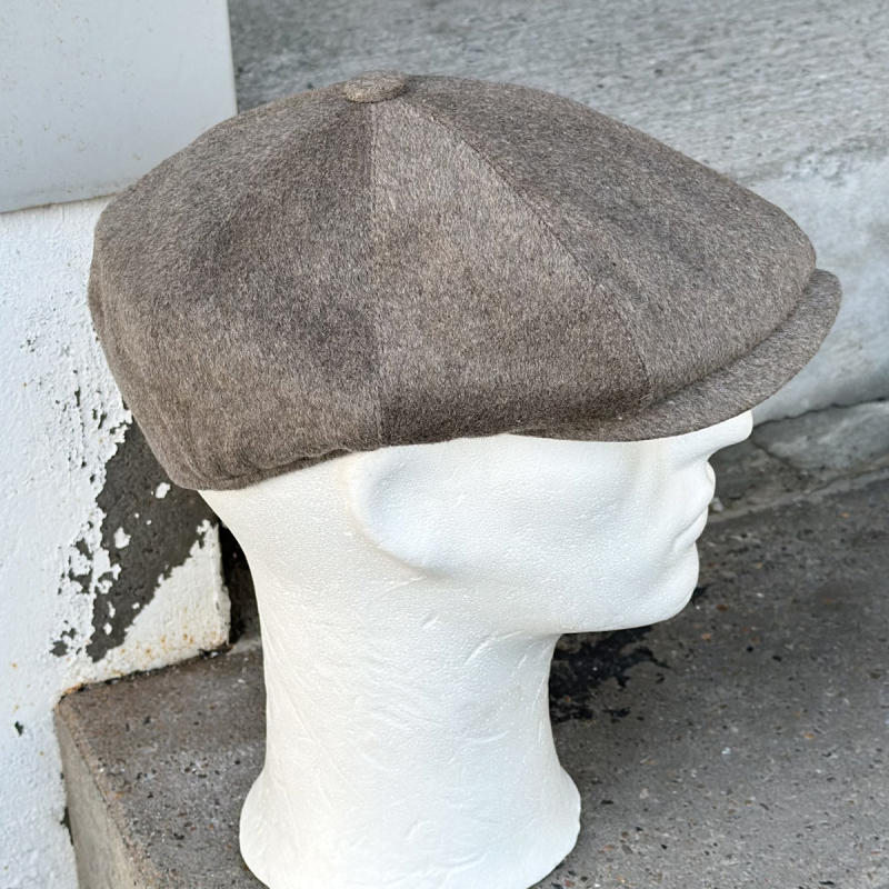 Beige Ronald sixpence af uld - Freja skind