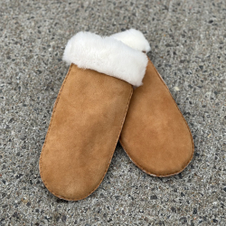 Kristie dame skindluffer - Merino lammeskind - Natures collection - NCF-1188