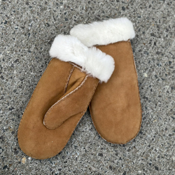 Kristie dame skindluffer - Merino lammeskind - Natures collection - NCF-1188