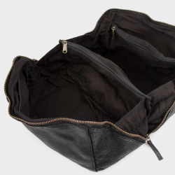 Stor toilettaske - Dillon fra Montana - blød bøffellæder - 272421