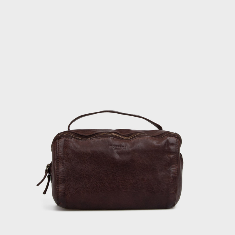 Stor toilettaske - Dillon fra Montana - blød bøffellæder - 272421